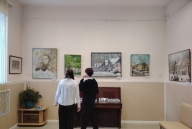посетили художественную выставку известного мастера Филинова